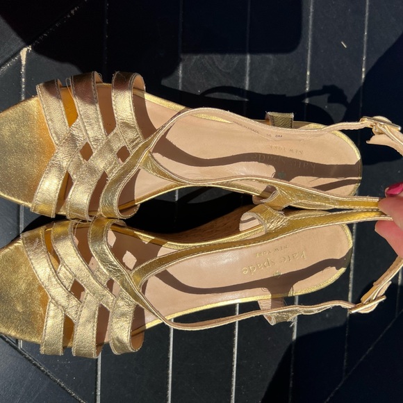 Kate Spade New York cork wedge sandal size 8 - Picture 5 of 10